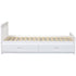 Timeless White Kids Storage 4 Drawer Bed